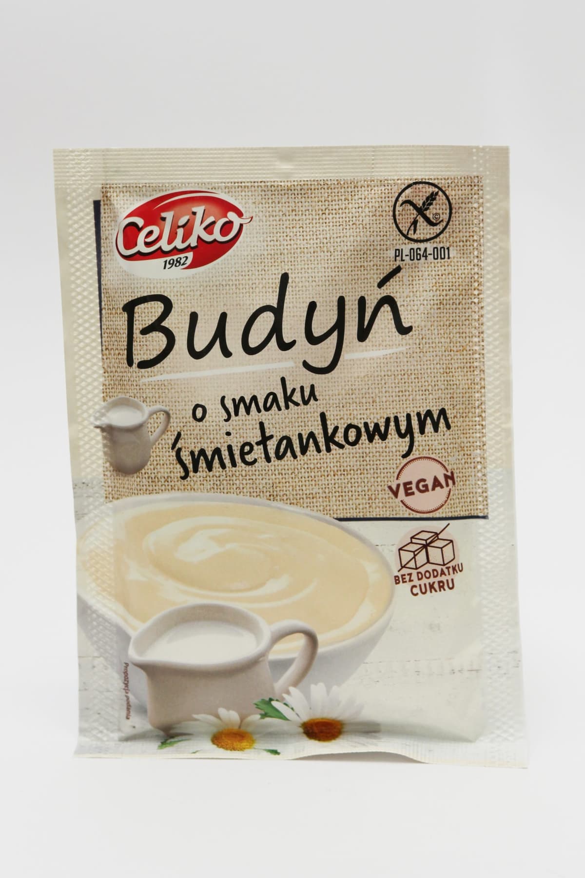 budyń śmietankowy bez cukru
