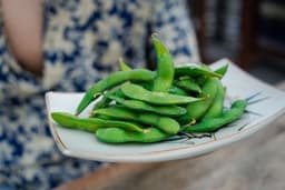 fasola edamame, świeża