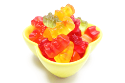 Garść żelków Haribo