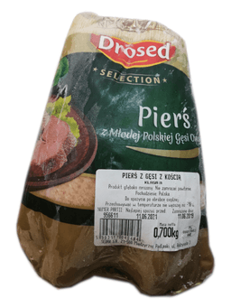 gęś filet, mrożony