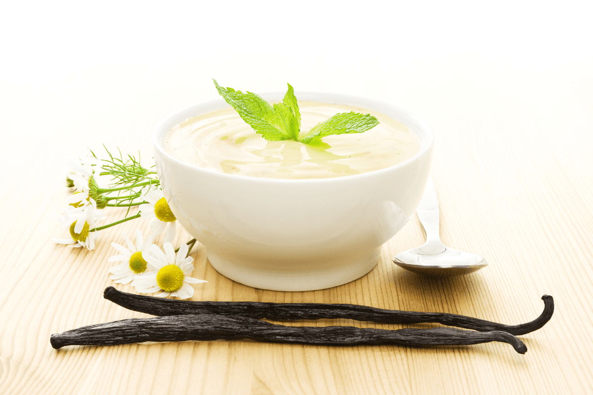 jogurt sojowy o smaku waniliowym