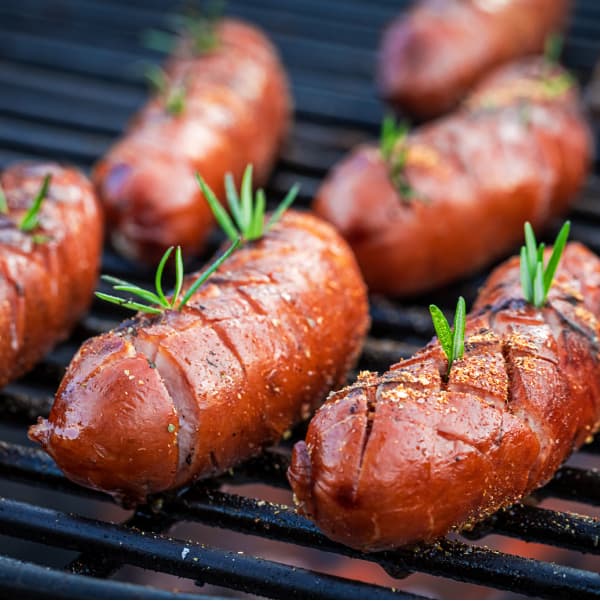 Kiełbasa śląska z grilla