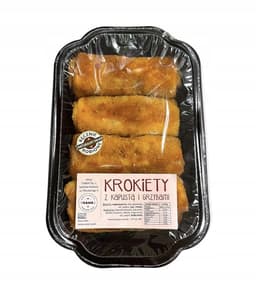 Krokiet z kapustą i grzybami