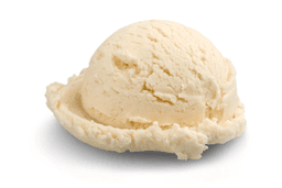 Lody waniliowe – mała porcja / Vanilla icecream small