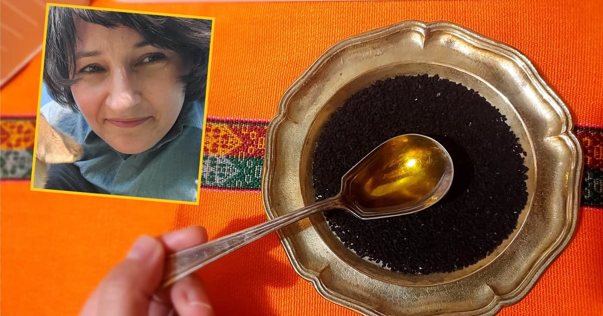 Łyżeczka oleju z czarnuszki