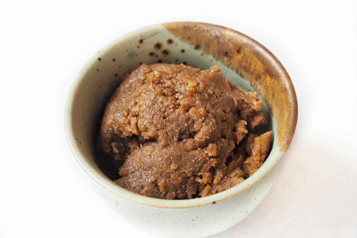 Łyżka pasty miso
