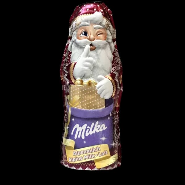 Mikołaj z czekolady mlecznej