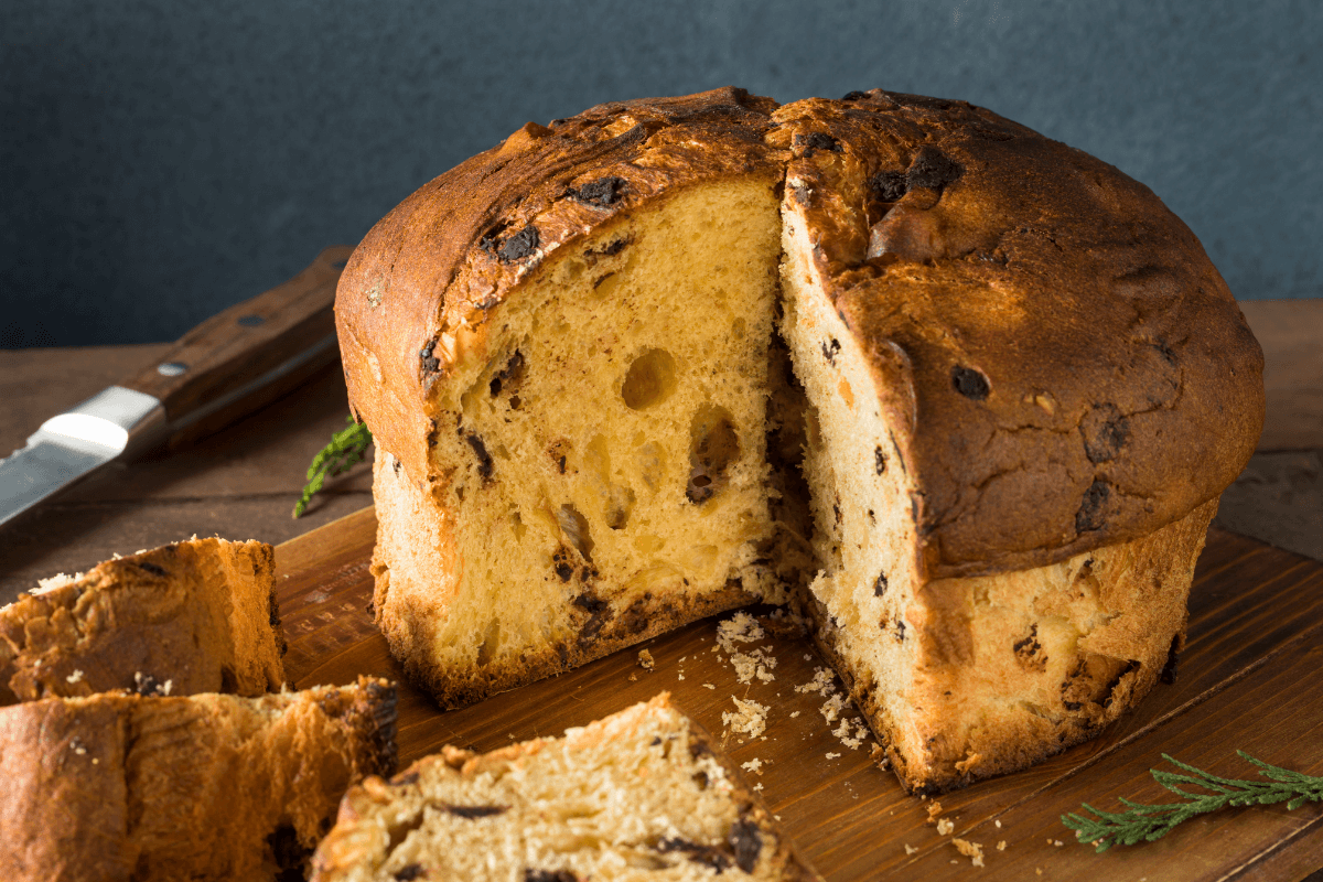 Panettone alla stracciatella