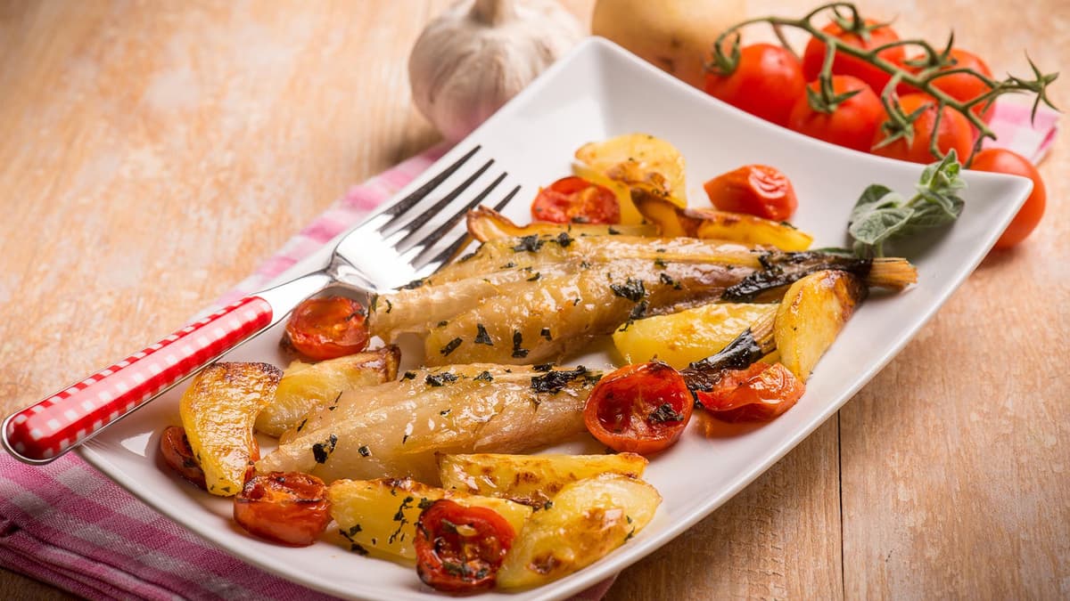 Pieczony filet z mintaja