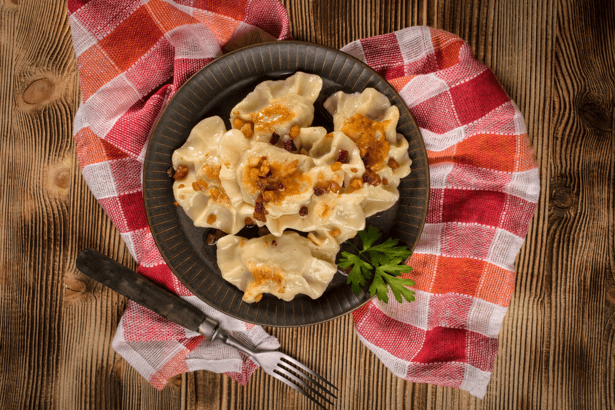 pierogi z mięsem