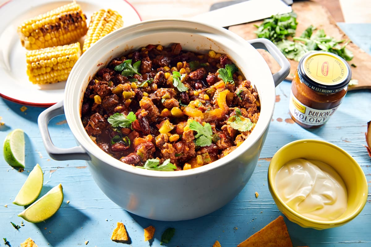 Porcja chili con carne