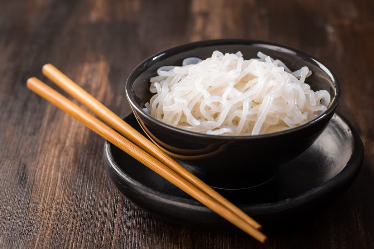 Porcja makaronu konjac Noodles
