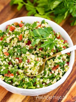 Sałatka z indykiem i
tabbouleh