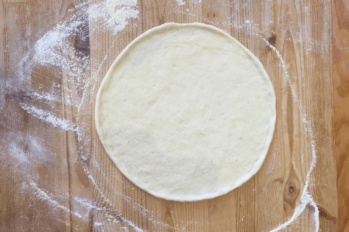 spód do pizzy w rolce, świeży