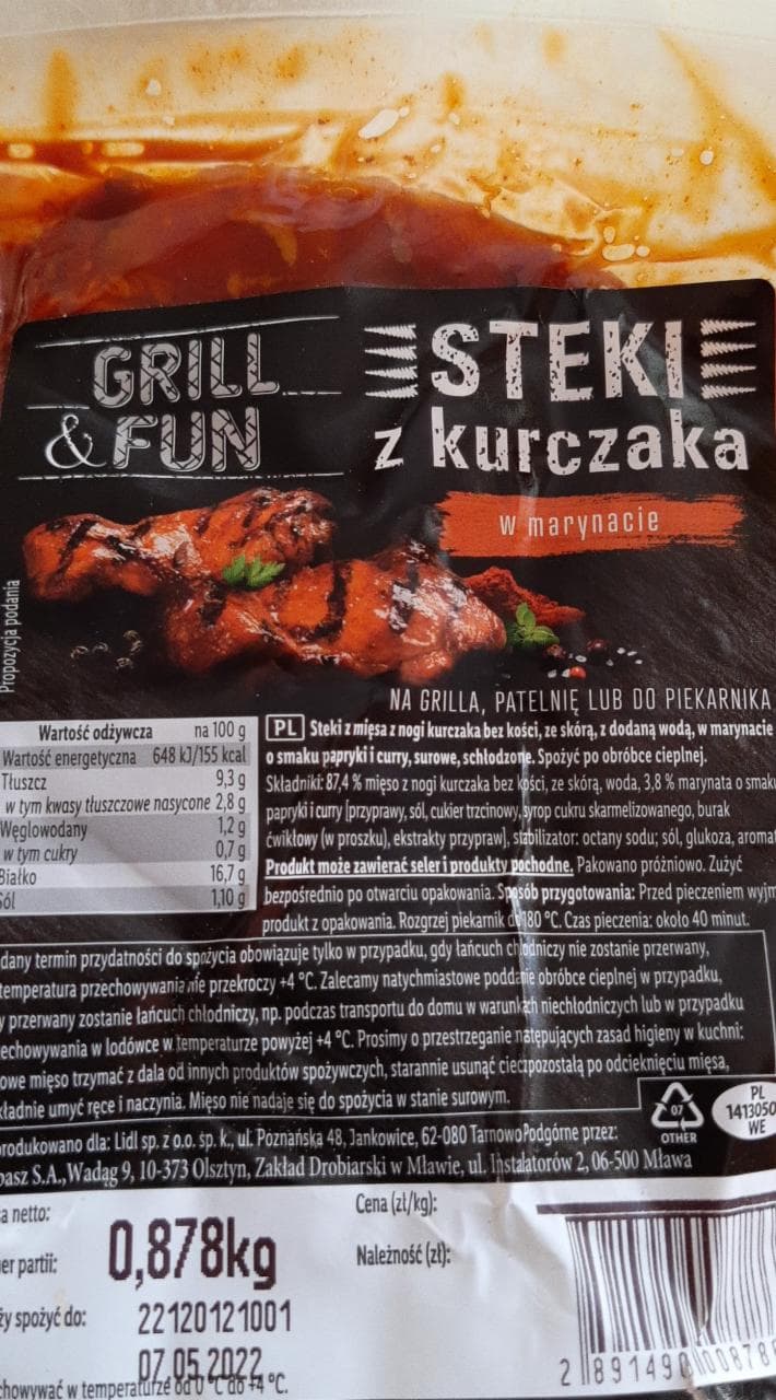 steki minutowe z kurczaka