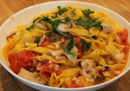 Tagliatelle, szafran