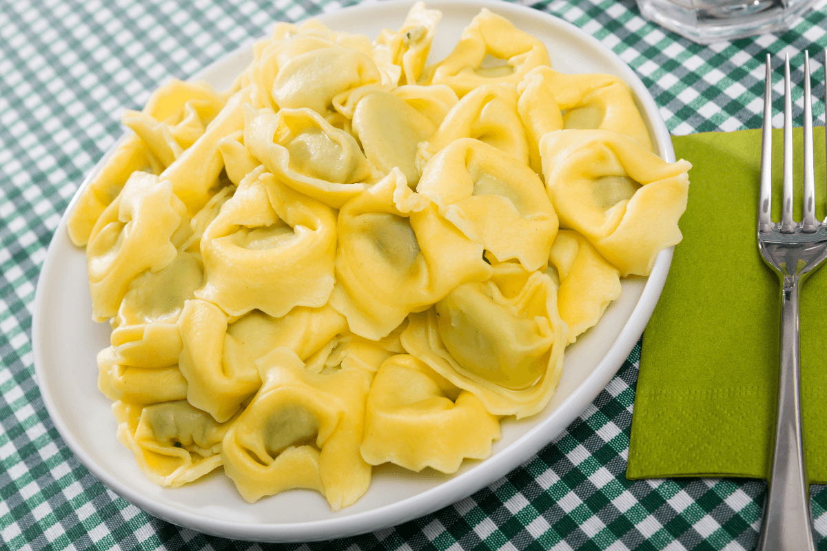 Tortelloni z ricottą i szpinakiem