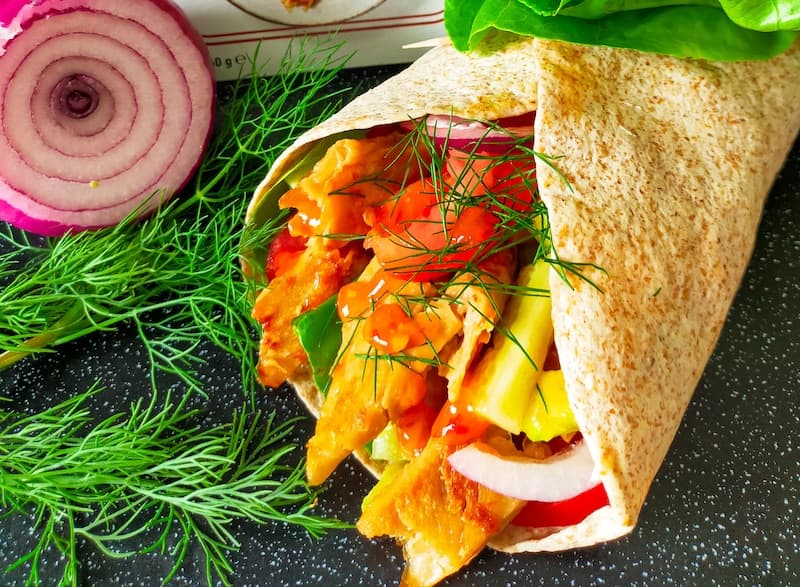 Tortilla qurczak
roślinny