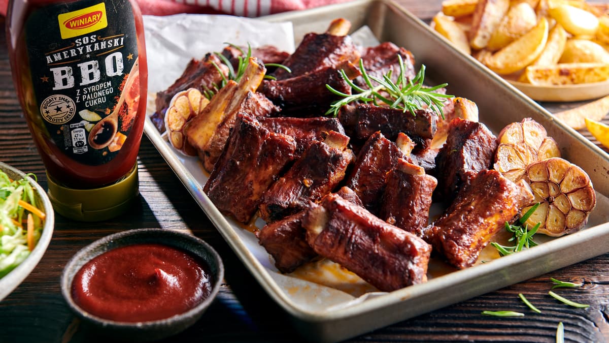 żeberka wieprzowe BBQ