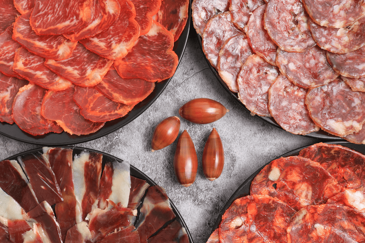 zestaw wędlin ibérico