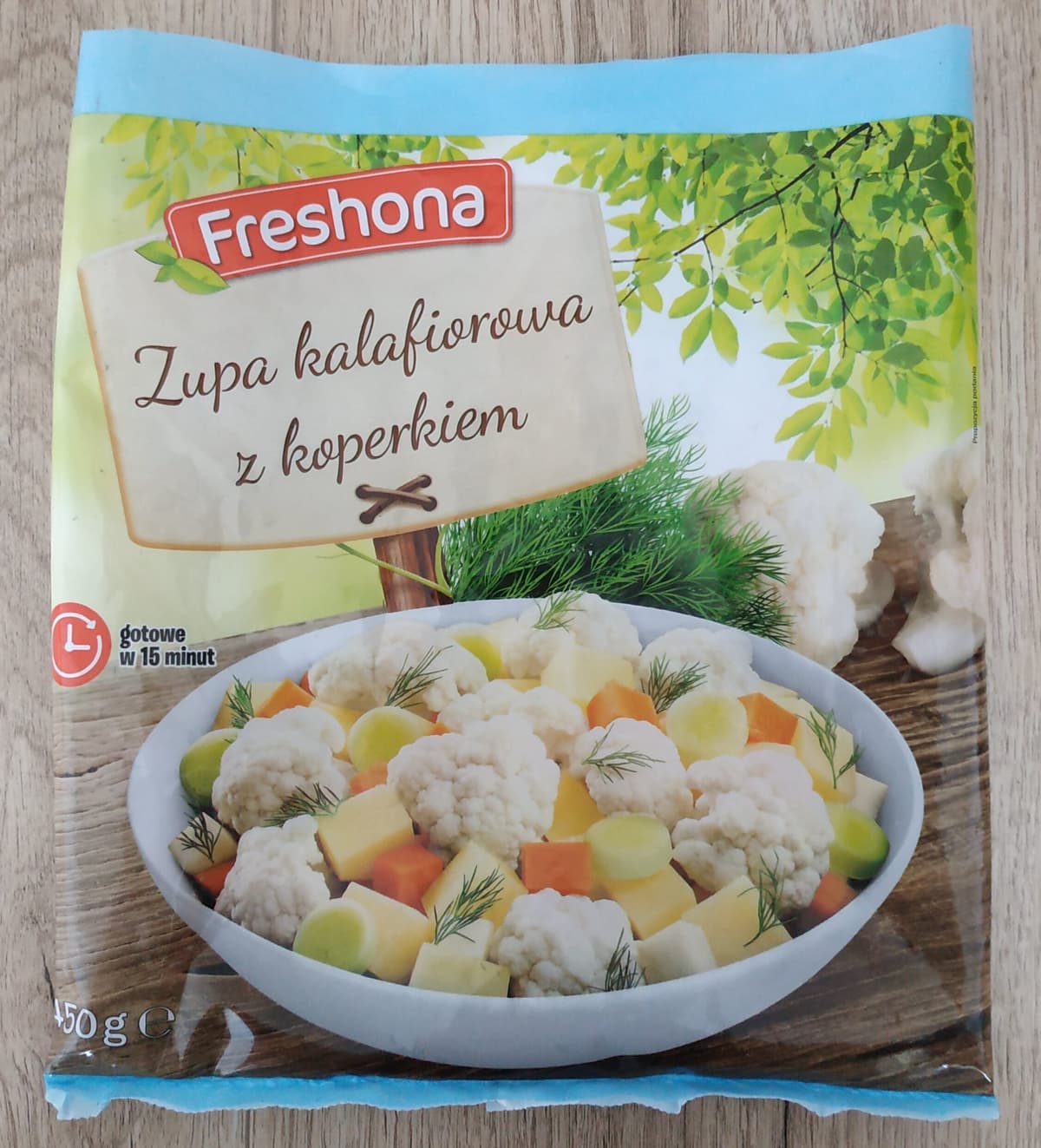 zupa kalafiorowa z koperkiem Freshona